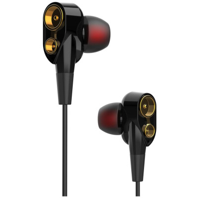 HF Tecno J2 Hot beats black + мікрофон (4895180748967)