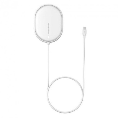 БЗП Baseus Light Magnetic 15W Wireless Charger (WXQJ-02) white