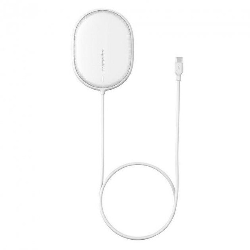 БЗП Baseus Light Magnetic 15W Wireless Charger (WXQJ-02) white