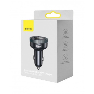 FM-модулятор Baseus Enjoy 2USB CCLH-01 black