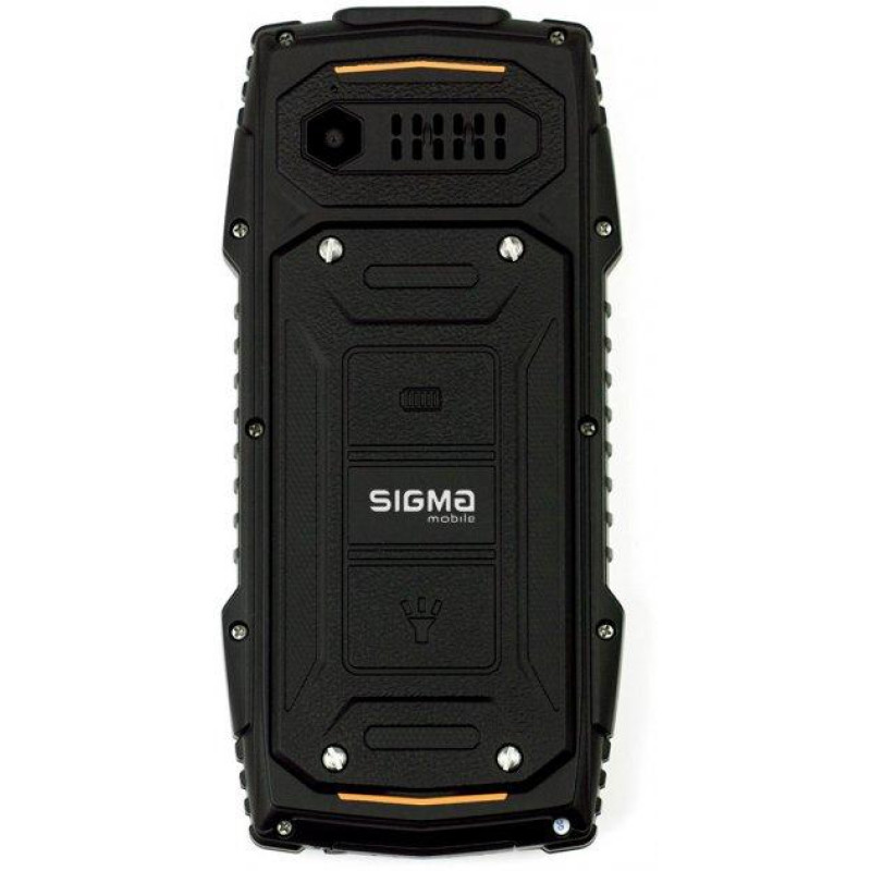 Телефон Sigma X-treme AZ68 Black Orange