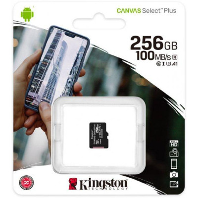 Micro SD 256GB/10 class 100Mb/s A1 Kingston SDCS2/256GB