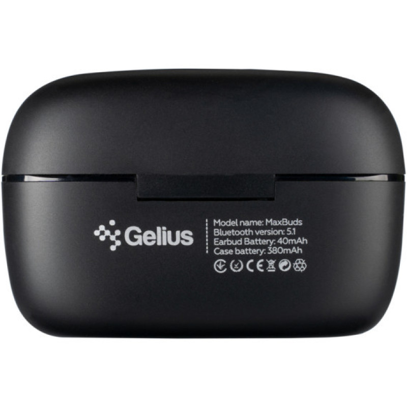 TWS Gelius Pro GP-TWS025 MaxBuds 5.0 Black UA