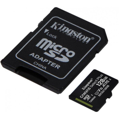 Micro SD 128GB/10 class 100Mb/s Kingston Micro SD 128GB/10 class 100Mb/s Kingston