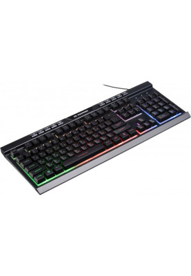 Клавіатура мембранна 2E GAMING KG300 LED USB Black (2E-KG300UB)