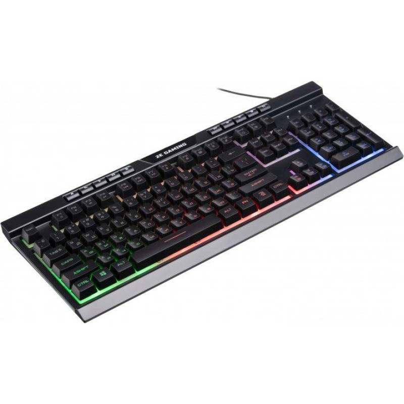 Клавіатура мембранна 2E GAMING KG300 LED USB Black (2E-KG300UB)