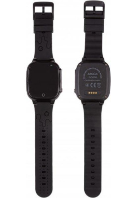 Smart Watch AmiGo GO008 MILKY GPS Wi-Fi Black UA UCRF