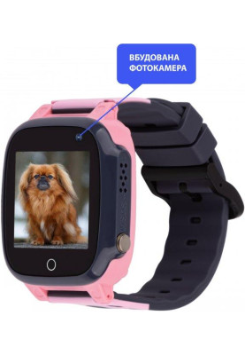 Smart Watch AmiGo GO008 MILKY GPS Wi-Fi Pink UA UCRF
