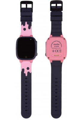 Smart Watch AmiGo GO008 MILKY GPS Wi-Fi Pink UA UCRF