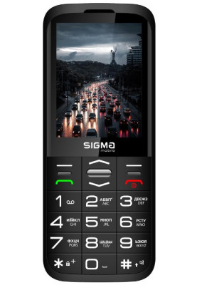 Телефон Sigma Comfort 50 Grace CF212 Black UA UCRF