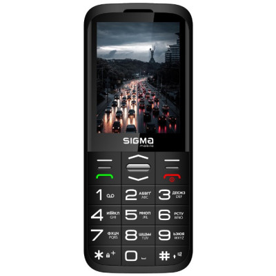 Телефон Sigma Comfort 50 Grace CF212 Black UA UCRF