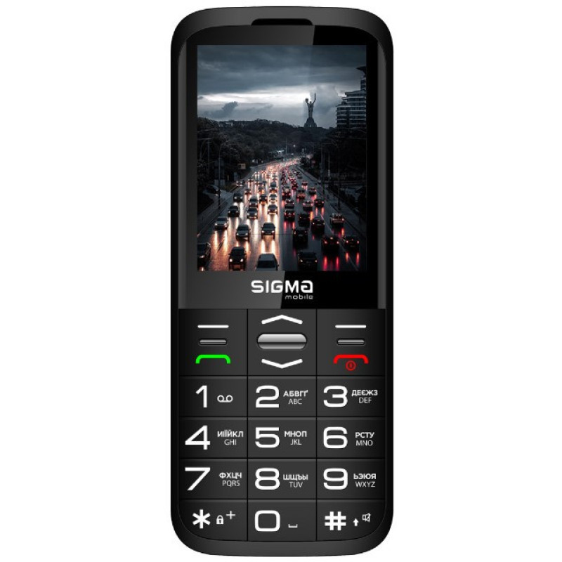 Телефон Sigma Comfort 50 Grace CF212 Black UA UCRF