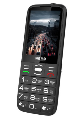 Телефон Sigma Comfort 50 Grace CF212 Black UA UCRF