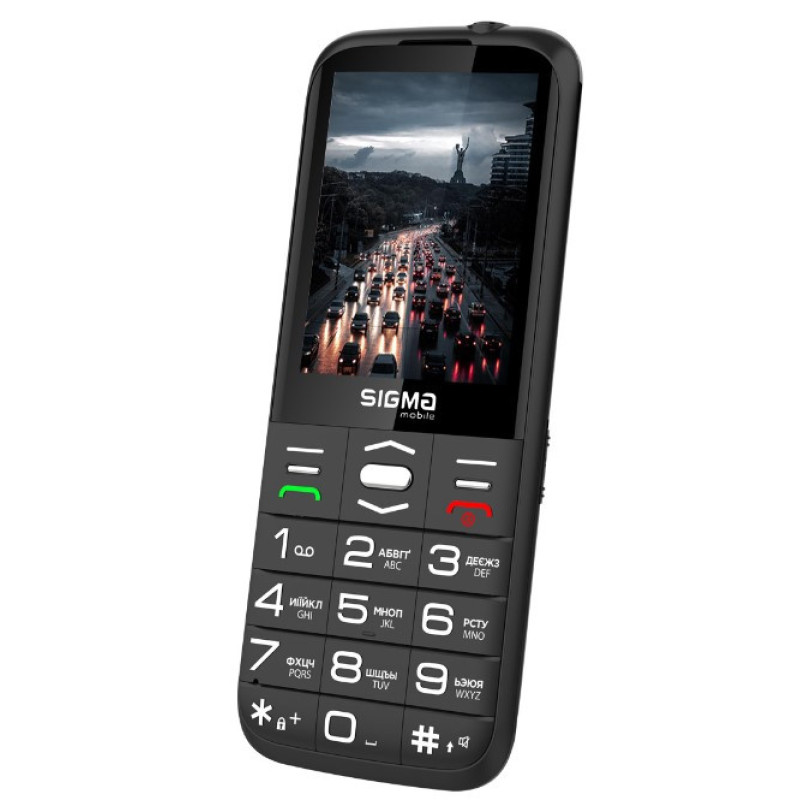 Телефон Sigma Comfort 50 Grace CF212 Black UA UCRF