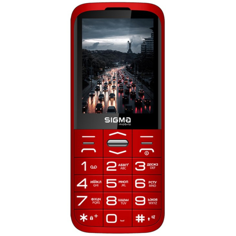 Телефон Sigma Comfort 50 Grace CF212 Red UA UCRF