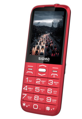Телефон Sigma Comfort 50 Grace CF212 Red UA UCRF