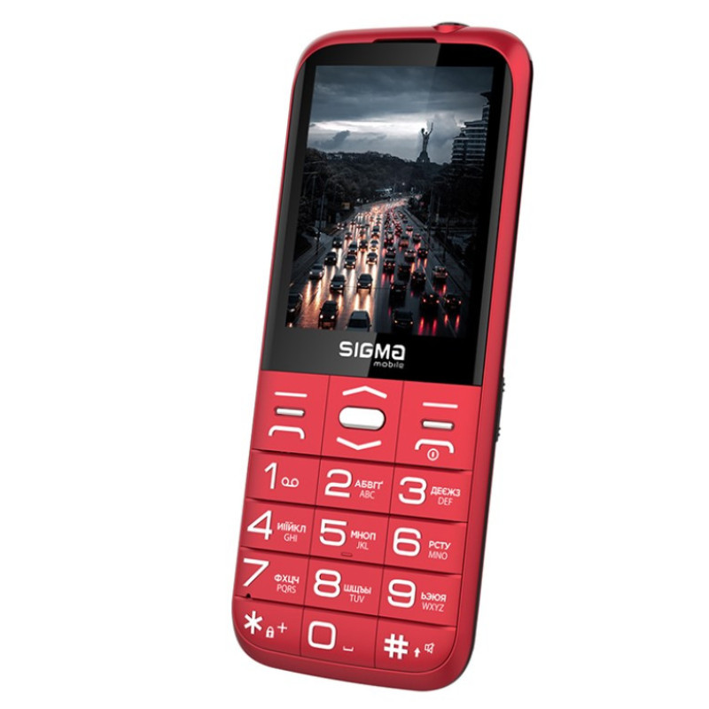 Телефон Sigma Comfort 50 Grace CF212 Red UA UCRF