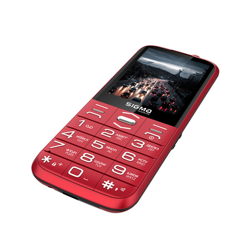 Телефон Sigma Comfort 50 Grace CF212 Red UA UCRF