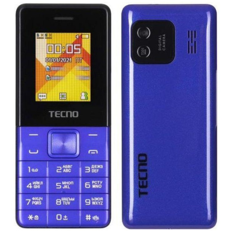 Телефон Tecno T301 2022 Blue UA UCRF