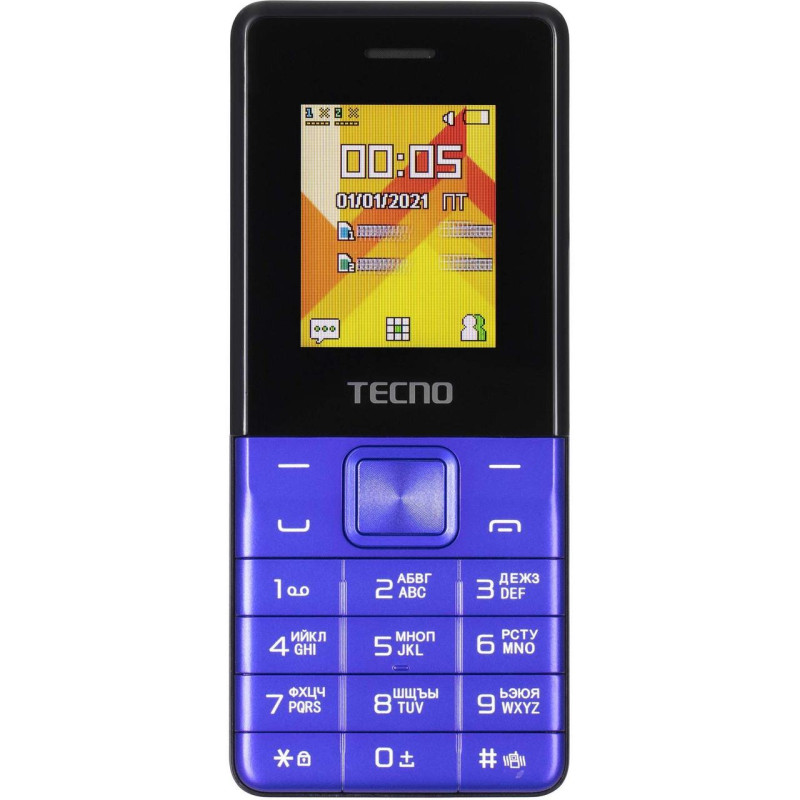 Телефон Tecno T301 2022 Blue UA UCRF