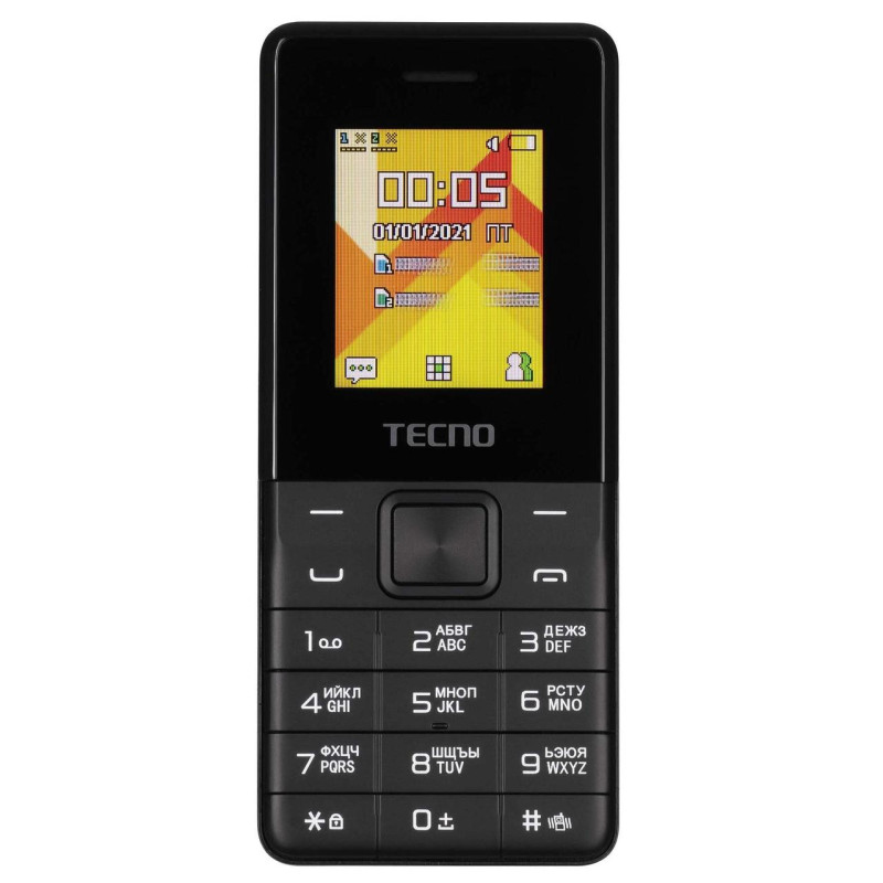 Телефон Tecno T301 2022 Phantom Black