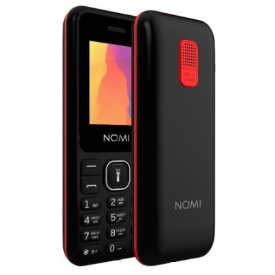 Телефон Nomi i1880 Black-Red UA UCRF