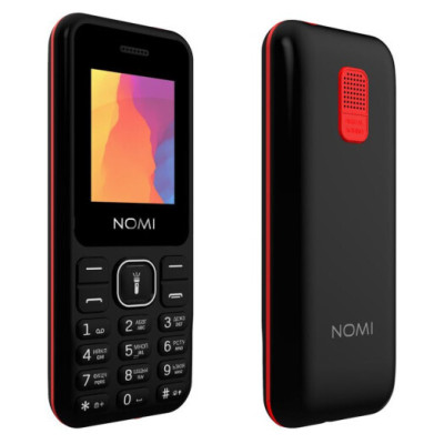 Телефон Nomi i1880 Black-Red UA UCRF Телефон Nomi i1880 Black-Red UA UCRF