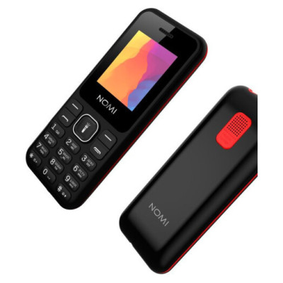 Телефон Nomi i1880 Black-Red UA UCRF Телефон Nomi i1880 Black-Red UA UCRF