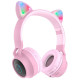 Bluetooth Stereo Hoco W27 Cat Ear pink