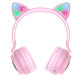 Bluetooth Stereo Hoco W27 Cat Ear pink