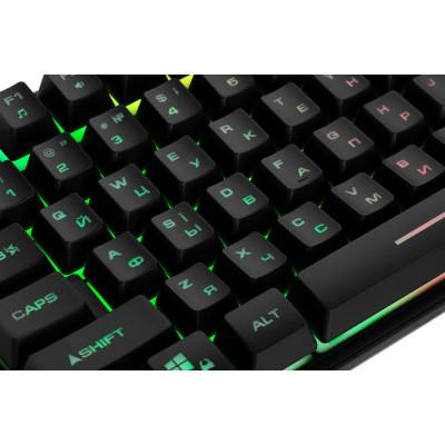 Клавіатура USB 2E KG355 LED Gaming black (2E-KG355UBK) UA