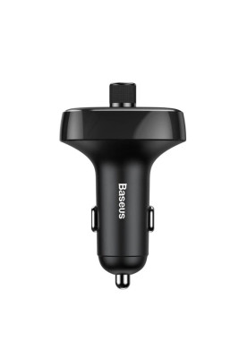 FM-модулятор/дисплей 2USB S-09 T-Typed black CCAL-TM01 Baseus (CCMT000301)