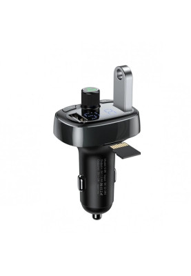 FM-модулятор/дисплей 2USB S-09 T-Typed black CCAL-TM01 Baseus (CCMT000301)