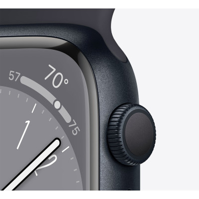 Apple Watch Series 8 41mm GPS Midnight Aluminium Case Midnight Sp/B MNU83LL/A A2771 (MNU83)