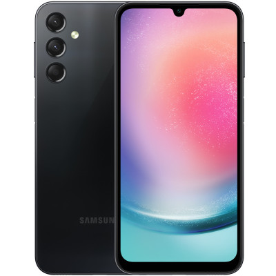 Смартфон Samsung Galaxy A24 6/128GB Black (SM-A245FZKVSEK) UA UCRF