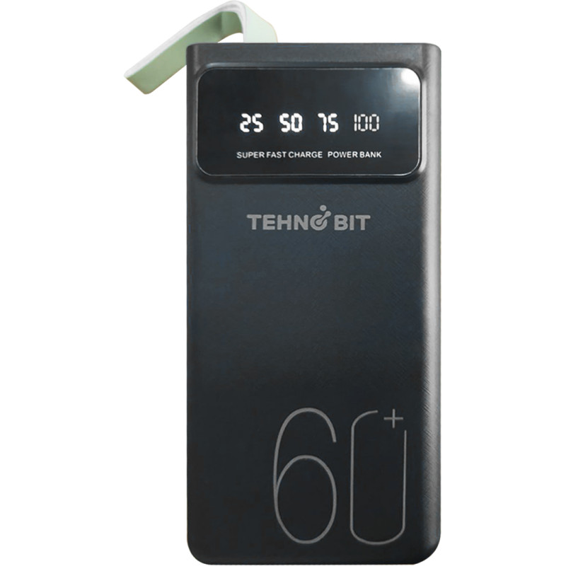 Power Bank Tehno Bit TB-701-60 60000mAh 2.4A 2USB LED (ліхтар)