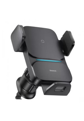 Холдер Baseus Qi 15W CGZX000001 Wisdom Auto Alignment Gravity + БЗП black