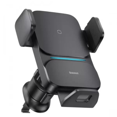 Холдер Baseus Qi 15W CGZX000001 Wisdom Auto Alignment Gravity + БЗП black Холдер Baseus Qi 15W CGZX000001 Wisdom Auto Alignment Gravity + БЗП black