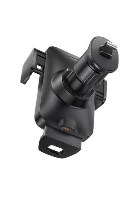 Холдер Baseus Qi 15W CGZX000001 Wisdom Auto Alignment Gravity + БЗП black