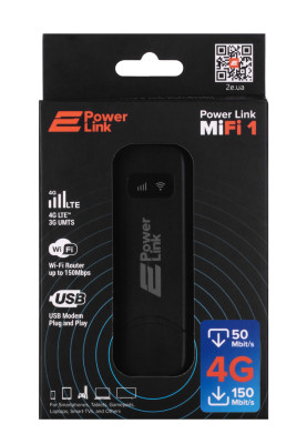 Роутер(модем) WiFi 2E PowerLink MiFi 1 4G UA