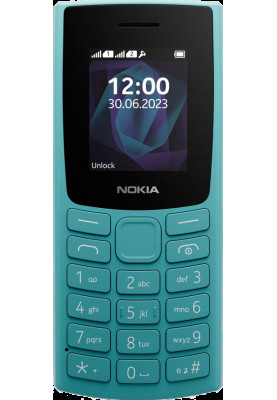 Телефон Nokia 105 TA-1557 DS Cyan UA UCRF