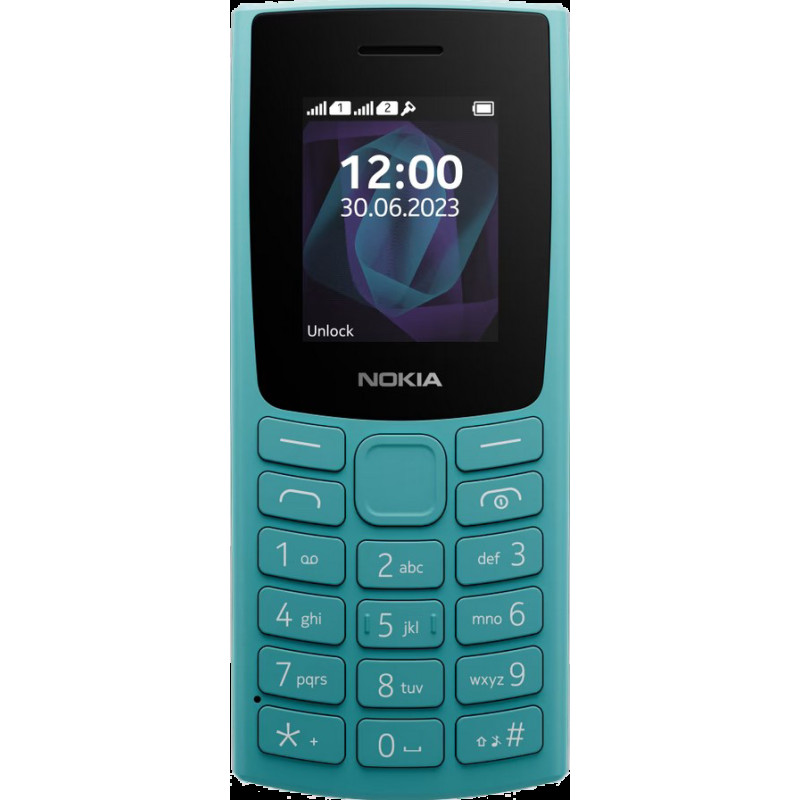 Телефон Nokia 105 TA-1557 DS Cyan UA UCRF