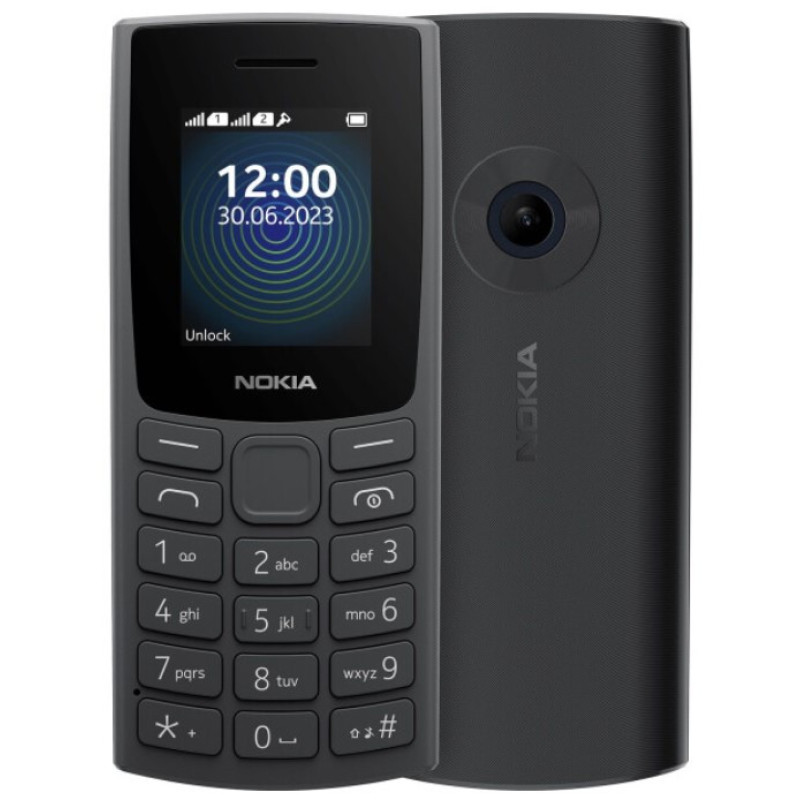 Телефон Nokia 110 TA-1567 DS Charcoal UA UCRF