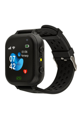 Smart Watch AmiGo GO009 Camera+Led Black UA UCRF