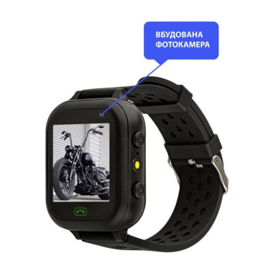 Smart Watch AmiGo GO009 Camera+Led Black UA UCRF Smart Watch AmiGo GO009 Camera+Led Black UA UCRF