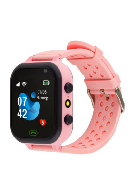 Smart Watch AmiGo GO009 Camera+Led Pink UA UCRF