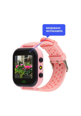 Smart Watch AmiGo GO009 Camera+Led Pink UA UCRF