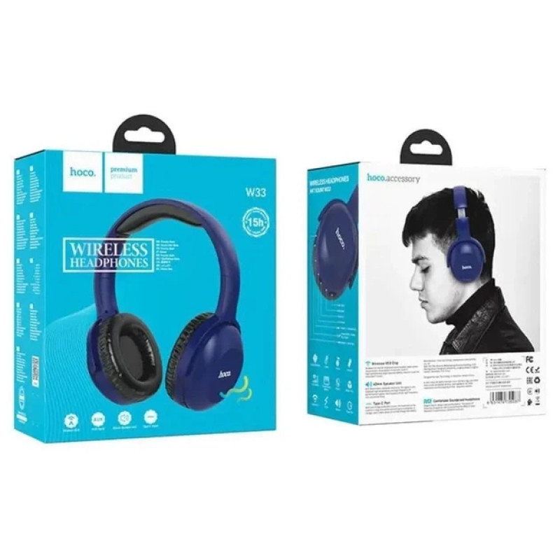 Bluetooth Stereo Hoco W33 Art sount BT blue