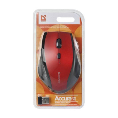 Bluetooth миша DEFENDER Accura MM-365 red (52367) UA Bluetooth миша DEFENDER Accura MM-365 red (52367) UA