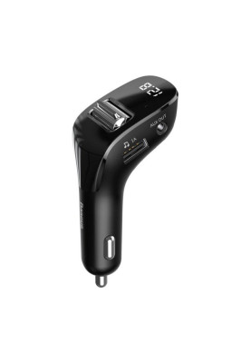 FM-модулятор Baseus Streamer F40 Bluetooth FM Launcher 15W 2 USB (CCF40-01)